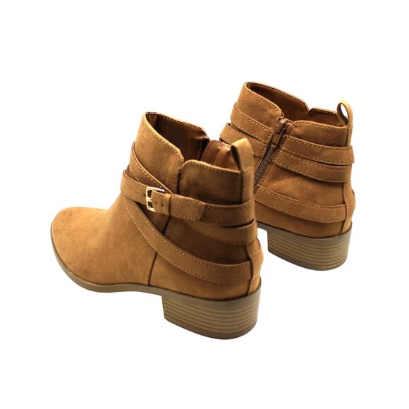 Sun + Stone Womens Saandis Microsuede Zip-up Ankle Boots - Picture 7 of 8